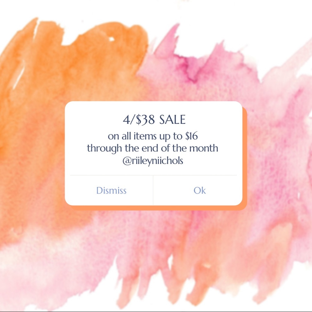 4/$38 SALE & ADDITIONAL DISCOUNTS